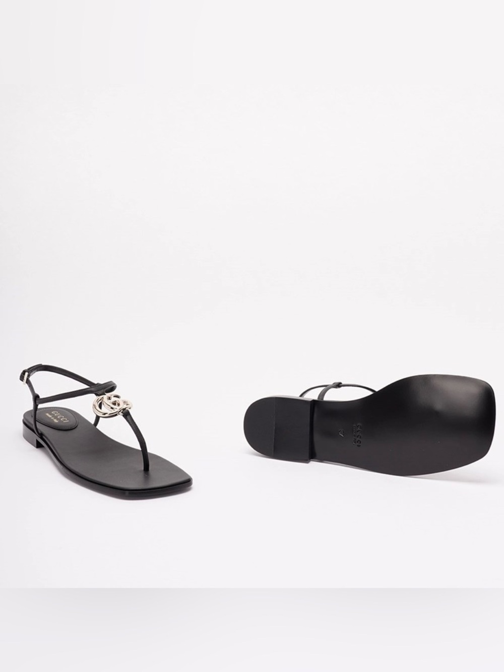 GUCCI Marmont GG logo thong sandals - Picture 6 of 6
